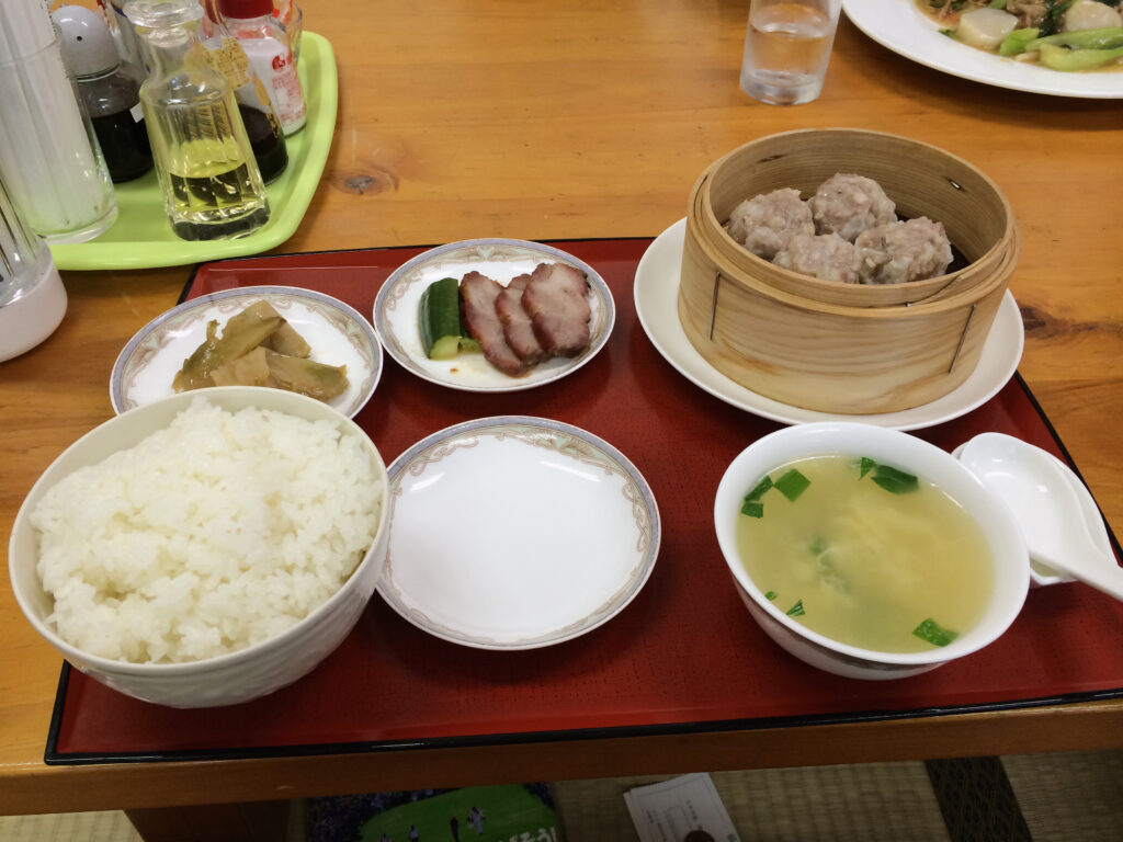 2014年5月撮影：磯子カンツリー倶楽部のシュウマイご飯（実食記録）